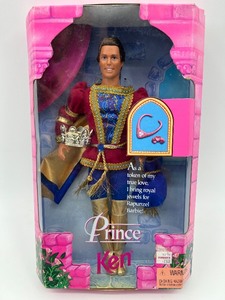 lot 122 image: Prince Ken Doll with Royal Accessories