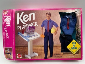 lot 131 image: Vintage Ken Playpack Construction Set