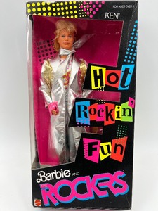 lot 141 image: Vintage Ken Doll Barbie and the Rockers Series in Original Box