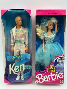 lot 158 image: My First Barbie and Ken Dolls Set - 1991 Mattel