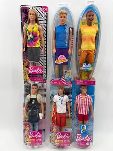 lot 167 image: Collection of 5 Ken Dolls in Various Styles and Outfits