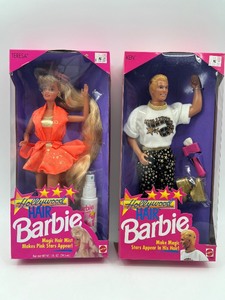 lot 190 image: Hollywood Hair Barbie and Ken Dolls Set