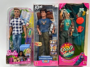 lot 207 image: Set of 3 Barbie Collection Dolls Barbie and 2 Ken Dolls