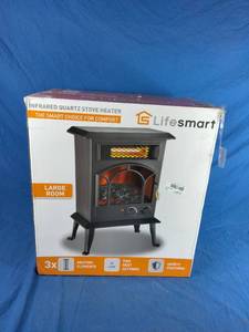lot 103 image: LifeSmart Top Vent Electric Stove Infrared Heater