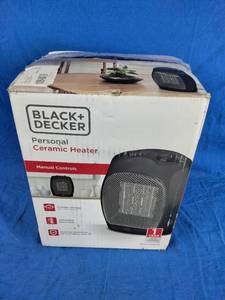 lot 143 image: BLACKDECKER Ceramic Electric Heater