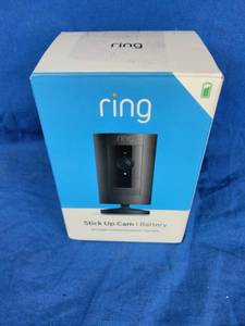 lot 151 image: Ring Stick Up Cam Battery (3rd Generation) Security Camera - Black