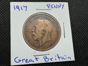 1917 British Large Cent