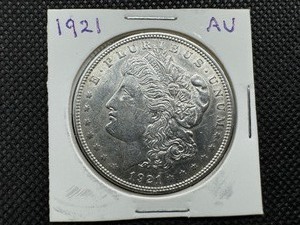 1921 Au Morgan Dollar