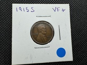 1915 S VF Lincoln Cent, Better Date