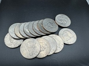 Fifteen Circulated Ike Dollars