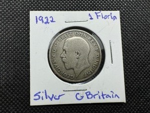 1922 British Silver 1 Florin
