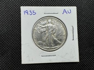 1935 AU Walking Liberty Half Dollar, Better Date
