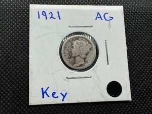 1921 Key Date Mercury Dime