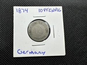 1874 Prussian 10 Pfennig