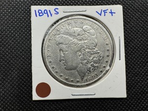 1891 S VF Morgan Dollar