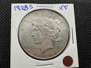 1928 S XF Peace Dollar, Tougher Date