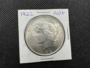 1922 AU Peace Dollar