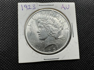 1923 AU Peace Dollar