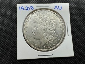 1921 D AU Morgan Dollar