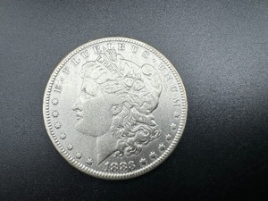 1883 Mid Grade Morgan Dollar, Interesting Burnished Surfaces