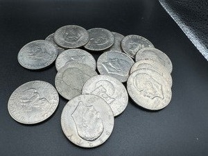 Fifteen Circulated Ike Dollars