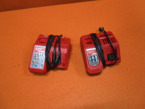 (2) Milwaukee M12M18 Battery Chargers