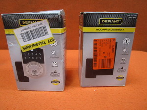 (2) Touchpad Deadbolt Door Locks