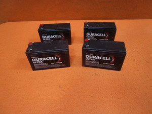 (4) Duracell 12v Batteries