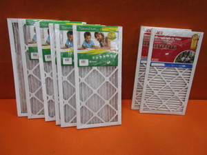 Furnace Filters (6) 12x25x1 (2) 14x24x1