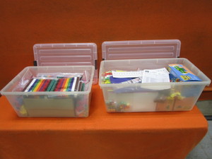 lot 29 image: (New) Pearson Math Investigations 2008 Manipulative Kit Grade K
