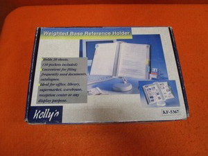 lot 33 image: (New) Weighted Base Document Holder