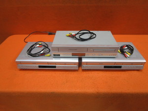 lot 45 image: (3) DVDVCR Players