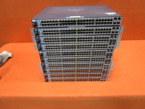 lot 76 image: (10) HP Network Switches