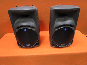lot 26 image: (2) Mackie Active SRM 450 Speakers
