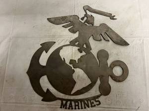 U.S. Marines Laser Cut Metal Sign