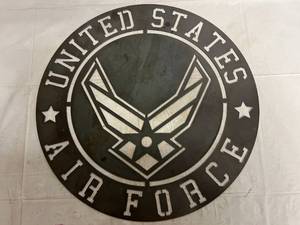 United States Air Force Laser Cut Metal Sign