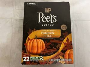 22ct Packs to Peets Pumpkin Spice K-Cups