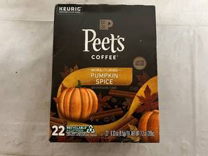 22ct Packs to Peets Pumpkin Spice K-Cups