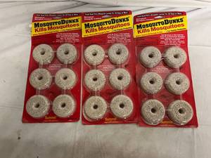 3 Packs of Mosquito Dunks