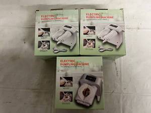 3 Electric Dumpling Machines