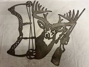 Hunting Laser Cut Metal Sign