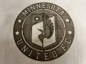Minnesota United FC Laser Cut Metal Sign