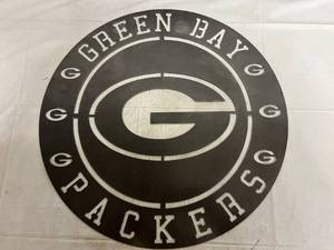 Green Bay Packers Laser Cut Metal Sign
