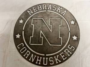 Nebraska Cornhuskers Laser Cut Metal Sign