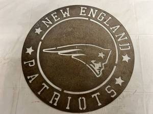 New England Patriots Laser Cut Metal Sign