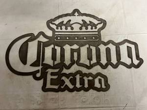 Corona Extra Laser Cut Metal Sign