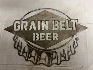 Grain Belt Beer Laser Cut Metal Sign