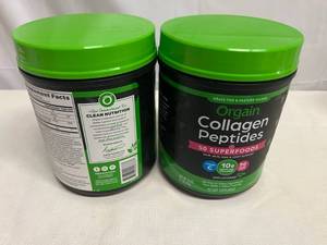 2x Orgain Collagen Peptides