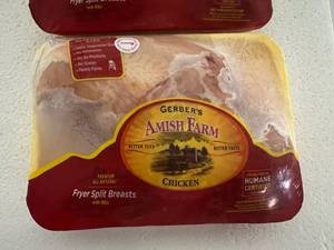 H. 3x Split Breast-Gerber Amish Farm Chicken