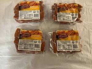 C. 4x 12oz Cheddar Cheese Cocktail Smokies-Sheboygan Sausage Company